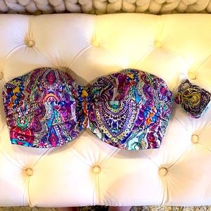 VS bra sized bikini top, NEW